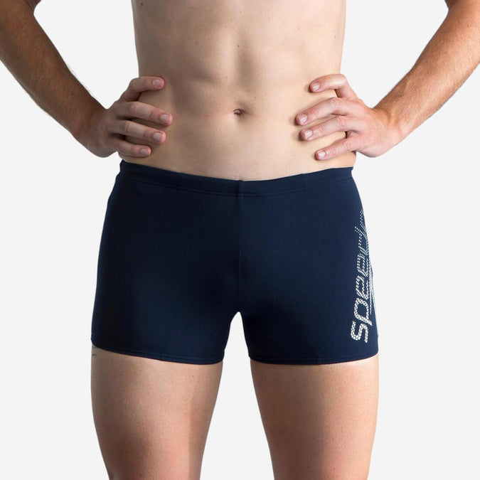 Maillot De Bain Boxer Homme Speedo Bleu Blanc, photo 6 of 5