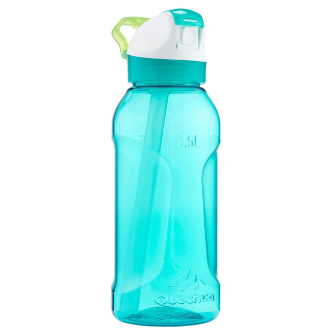 Gourde 500 enfant 0,5L Ecozen®, bouchon instantané, pipette et paille, randonnée, photo 6 of 5