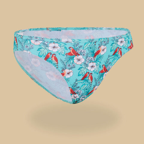 Bas de maillot de bain ZELI fille 100 corail