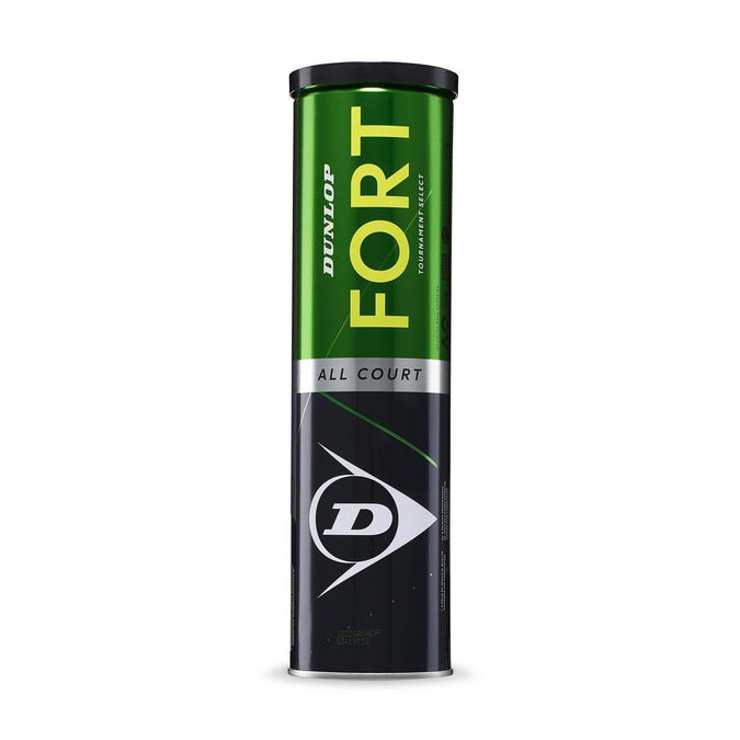 BALLES DE TENNIS DUNLOP FORT ALL COURT *4 JAUNE CONTROL, photo 4 of 3