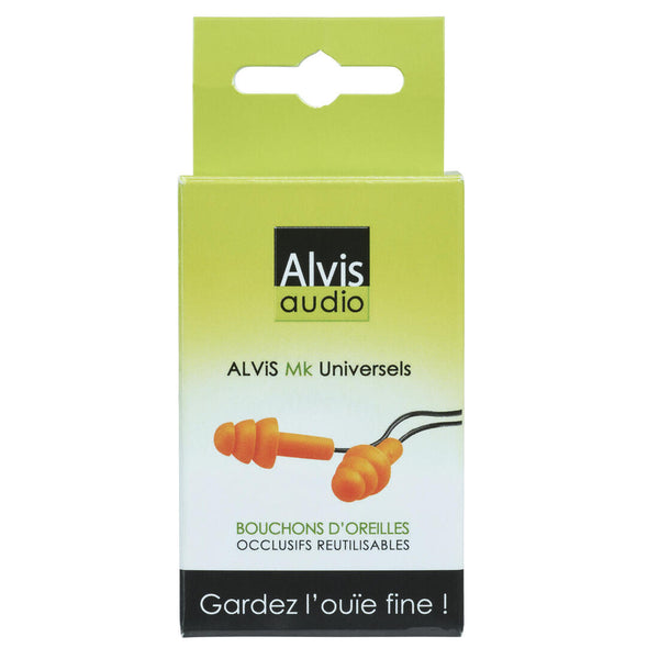 BOUCHONS ANTI BRUIT ALVIS MK UNIVERSEL ORANGE ALVIS