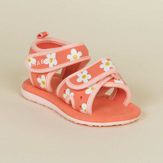 Chaussure Sandale Natation Bébé rose imprimé flamingo, photo 5 of 4