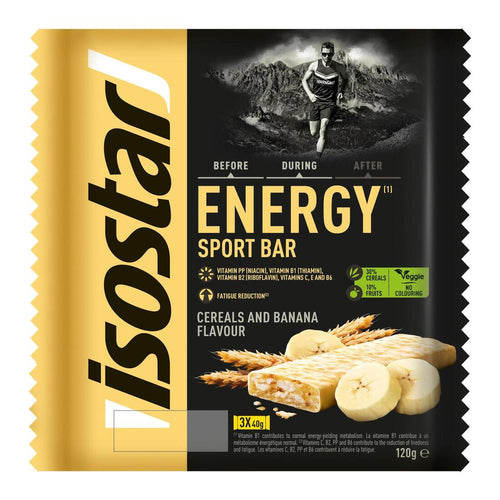 





Barre énergétique ENERGY SPORT BAR banane 3x40g