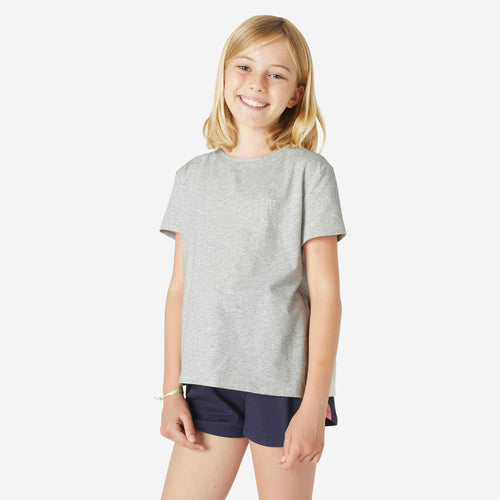 





T-shirt coton fille  - 500