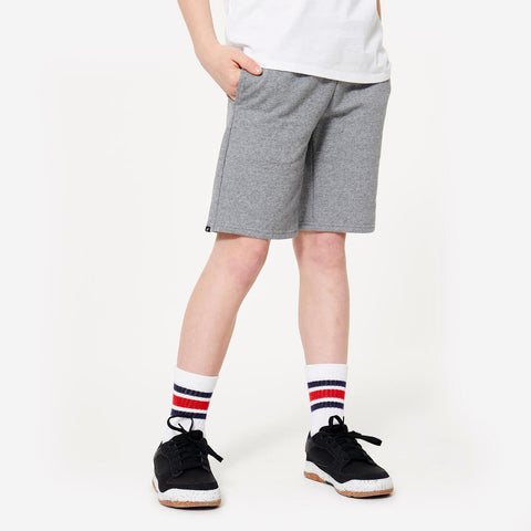 





Short coton enfant mixte - gris chiné