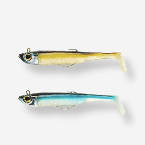 





COMBO leurres souples shad texan anchois ANCHO 120 30gr Bleu/Ayu en mer