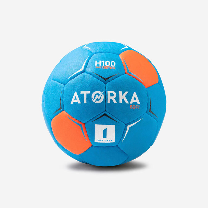 





Ballon de handball H100 SOFT enfants T1 bleu/orange, photo 1 of 10