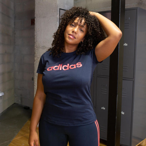 





T-Shirt Slim Adidas Femme Bleu Marine