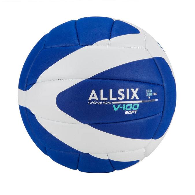





Ballon de volley-ball V100 SOFT 200-220g jaune et bleu pour les 6-9 ans, photo 1 of 4