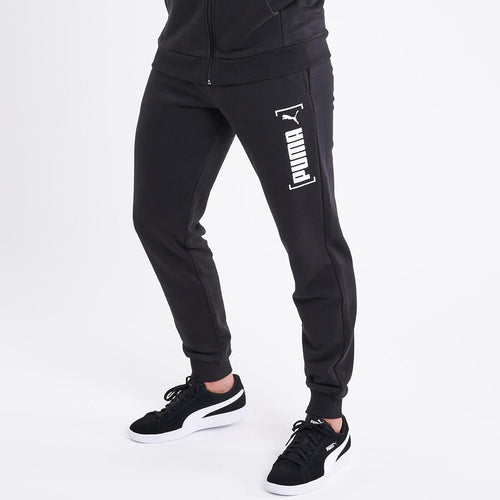 





Pantalon jogging fitness homme coton majoritaire coupe droite - noir