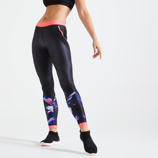 





Legging fitness cardio training femme noir imprimé, photo 1 of 5