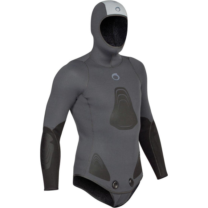 Veste Chasse sous marine Homme neoprene 3mm SPF 500 gris Decathlon Nouvelle Caledonie