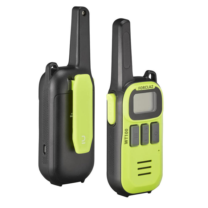 





Paire de talkie-walkies rechargeables par USB - 5 km - WT100, photo 1 of 6