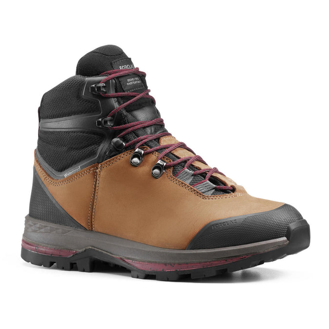 





Chaussures en cuir semelles souples de trekking montagne - TREK 100 CUIR femme, photo 1 of 9