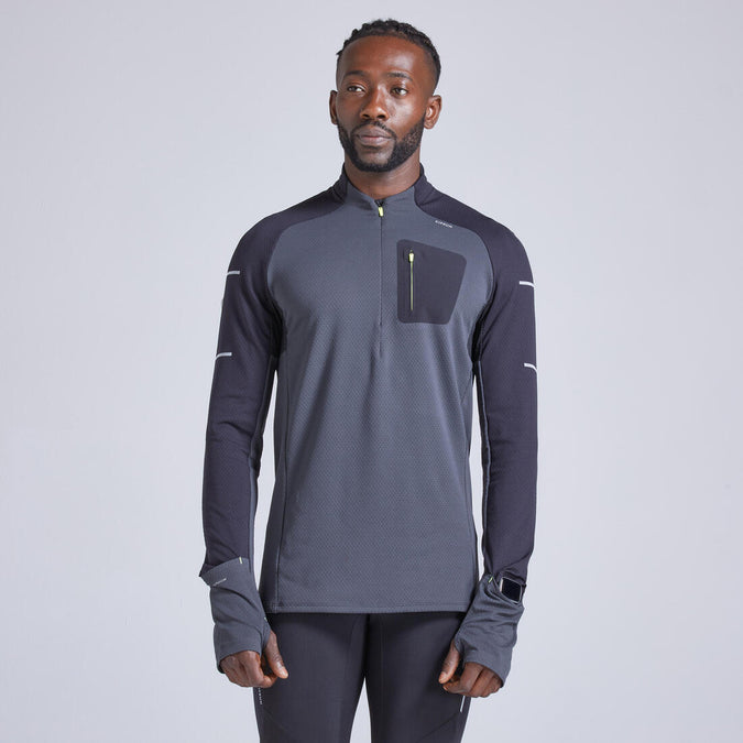 





T-SHIRT RUNNING MANCHES LONGUES HIVER HOMME KIPRUN WARM LIGHT, photo 1 of 14