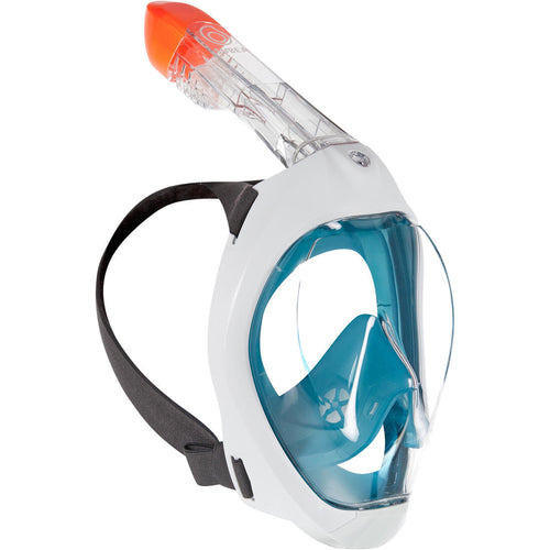Zoom sur le masque de Snorkeling en surface Easybreath Junior - SUBEA -  Laurence In Provence