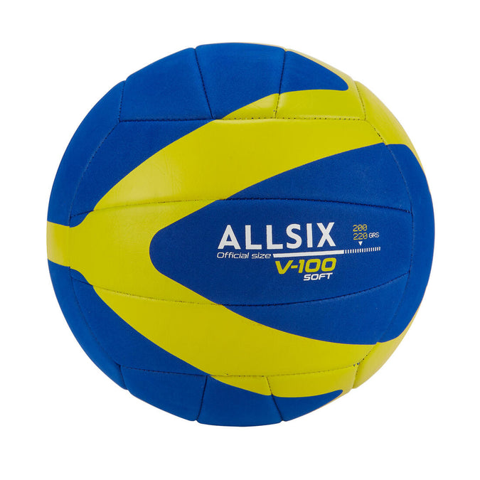 





Ballon de Volleyball V100 Soft 200 - 220 g pour les 6 à 9 Ans - Bleu/Jaune, photo 1 of 1