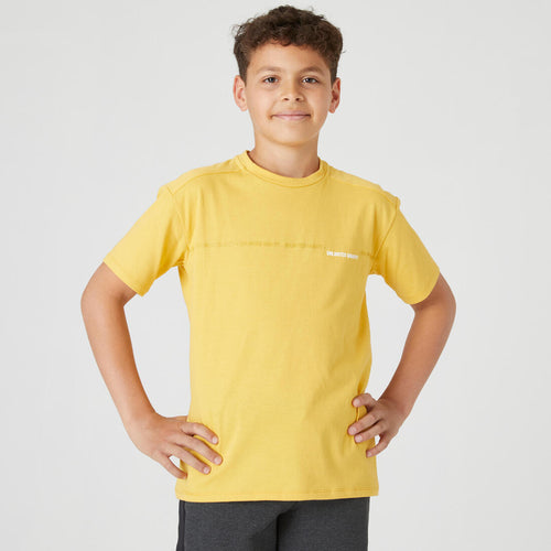 





T-shirt enfant coton respirant - 500 gris foncé