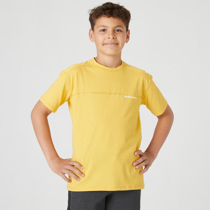 





T-shirt enfant coton respirant - 500 gris foncé, photo 1 of 4
