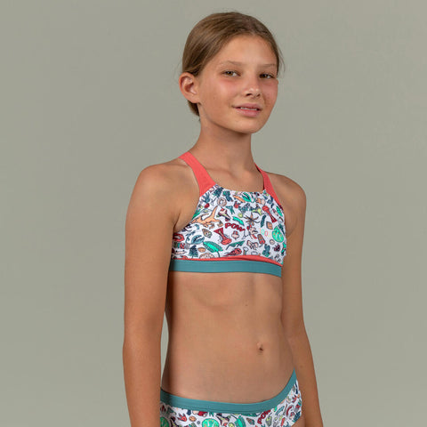 





Haut de maillot de bain de natation fille  Kamyleon Wave