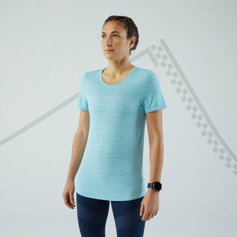 





T-shirt running & trail sans couture Femme - KIPRUN Run 500 Confort