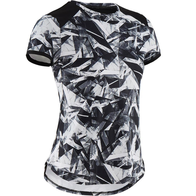 





T-shirt synthétique respirant manches courtes S500 fille GYM ENFANT noir imprimé, photo 1 of 5