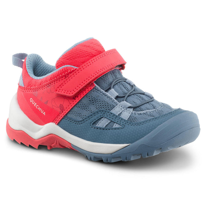 





Chaussures de randonnée enfant à scratch Crossrock rose bleue du 24 AU 34, photo 1 of 6