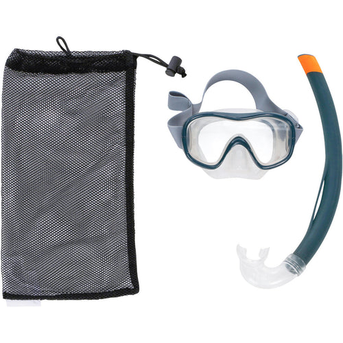 





Kit masque tuba d'apnée freediving FRD100 jaune pour adultes et enfants