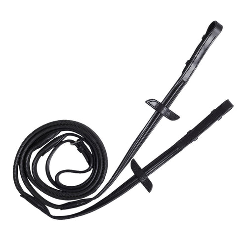 





Rênes équitation cuir grip Cheval et Poney - 900 marron clair