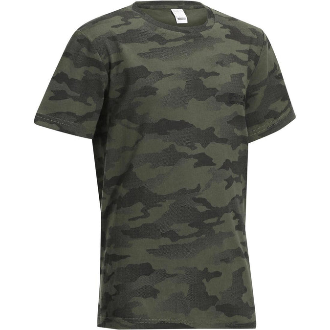 





T-shirt manches courtes chasse coton Junior -100 camouflage island, photo 1 of 6