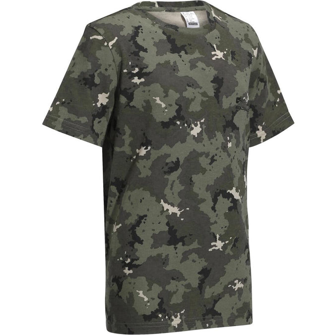 





T-shirt manches courtes chasse coton Junior -100 camouflage island, photo 1 of 8