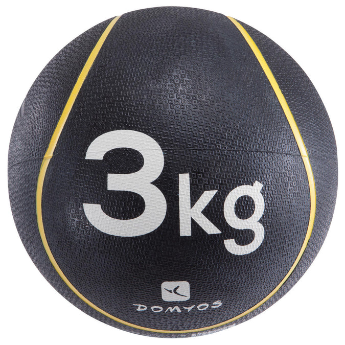 





MÉDECINE BALL 3 kg - DIAMÈTRE 22 cm - FITNESS - JAUNE, photo 1 of 3