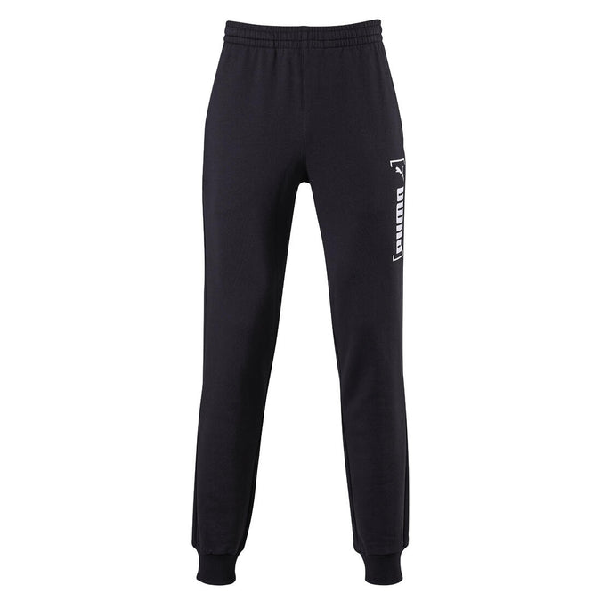 Pantalon jogging fitness femme coton majoritaire coupe droite