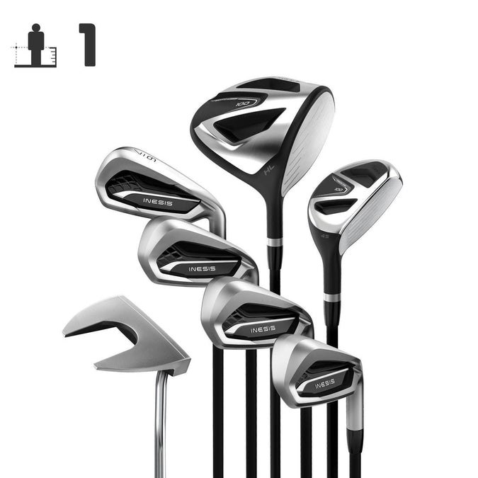 





Kit golf 7 clubs droitier graphite taille 1 adulte - INESIS 100, photo 1 of 10