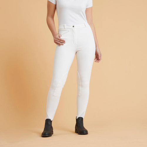 





Pantalon de concours équitation Femme - 100 blanc