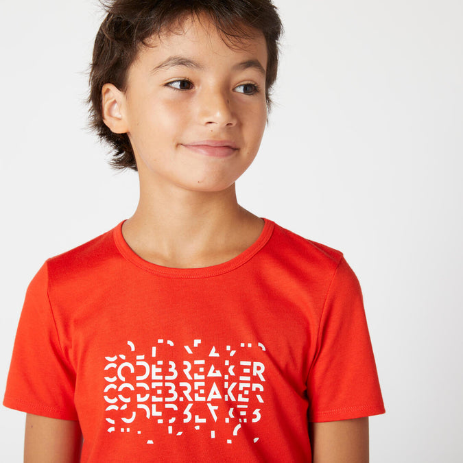 T shirt enfant coton Basique avec imprime Decathlon Nouvelle Caledonie